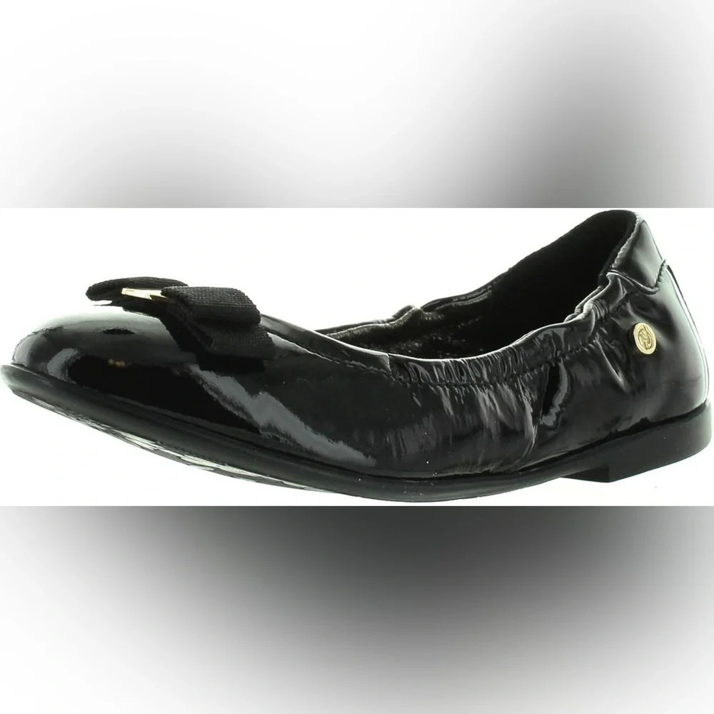 NIB Naturino Black Patent Leather Buckle Flats Size 27 EU